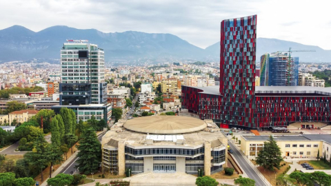 Imagen referencial de Tirana, la capital del Albania.