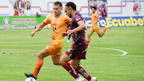 Mushuc Runa se enfrentó a Libertad en el estadio de Echaleche, el 2 de marzo de 2024.