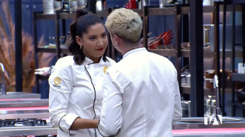 Gigi Mieles, eliminada de MasterChef Celebrity Ecuador.