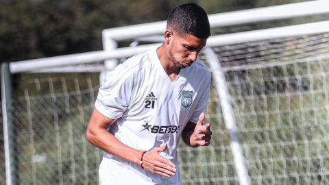 José Francisco Cevallos en un entrenamiento con Emelec, 13 de enero de 2023.