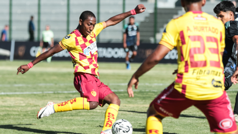 Aucas se impuso 3-1 ante Sporting Cristal, por la Copa Libertadores Sub 20, este 4 de marzo de 2024.