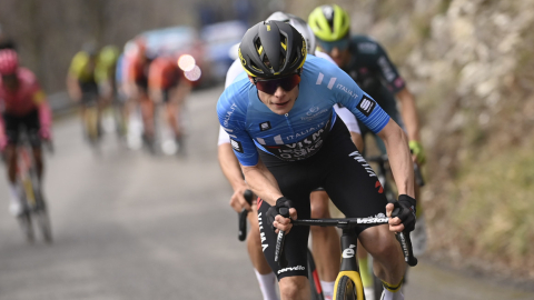 El ciclista danés, Jonas Vingegaard, durante la Etapa 6 de la Tirreno - Adriático, el 9 de marzo de 2024.