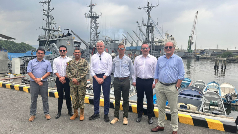 Delegación de la Unión Europea recorrió puertos de Guayaquil.