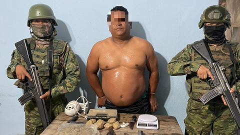 Alias 'La Puerca' fue detenido en Santo Domingo, acusado de varios delitos.