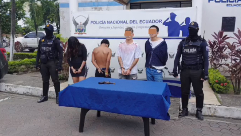 Cuatro personas fueron detenidas tras la liberación de un secuestrado en Guayaquil.