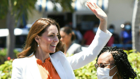 La princesa de Gales, Kate Middleton, durante un acto oficial en Jaimaica, en marzo de 2022.