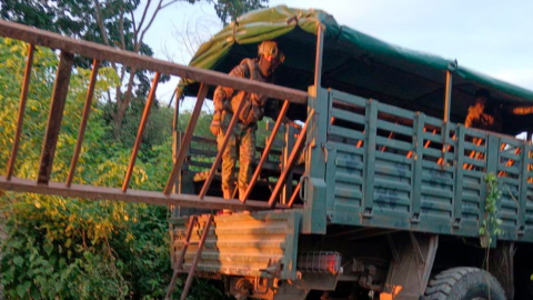 Foto referencial del ejército ecuatoriano.