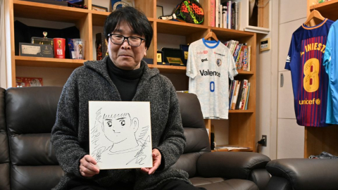 Yoichi Takahashi, creador del cómic 'Supercampeones'. 