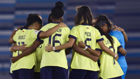 Jugadoras de la selección de Ecuador Sub 20, 12 abril de 2024.