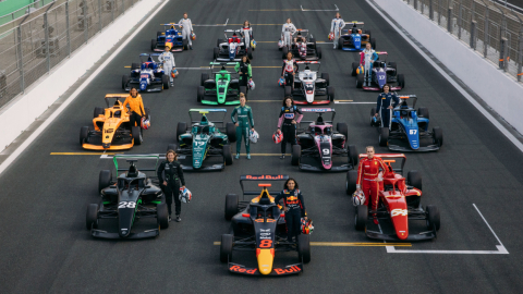 Las pilotos de la F1 Academy 2024.