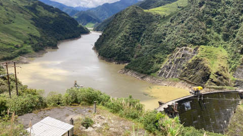 Embalse de Mazar, foto del 19 de abril de 2024.