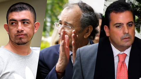 Washington Prado, alias 'Gerald', Carlos Pólit y Juan Ribas Domenech, ecuatorianos sentenciados en Estados Unidos.