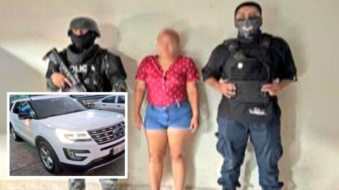 Una mujer fue detenida durante la liberación de un secuestrado en Durán.