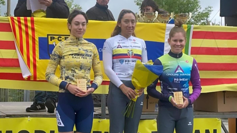 La ciclista ecuatoriana Miryam Núñez triunfo a día seguido en Europa.