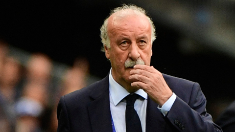 Vicente Del Bosque durante el partido de octavos de final de la Eurocopa 2016 entre Italia y España en el estadio Stade de France en Saint-Denis, el 27 de junio de 2016.