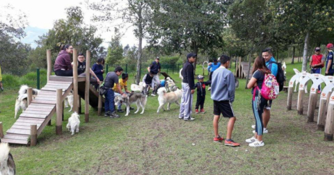 El parque de la Armenia, suroriente de Quito, es amigable con los amigables.