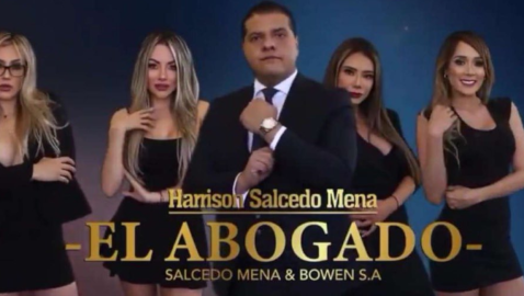 Una de las publicidades de Harrison Salcedo.