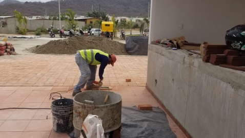 Plan habitacional Cristo del Consuelo en el cantón Sucre, en la provincia de Manabí.