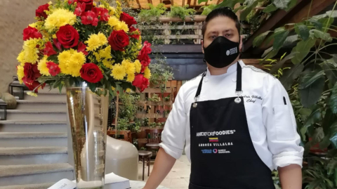 Andrés Villalba, chef del restaurante El Mercado, en Cuenca.