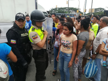 Luego del hecho de violencia, no se permitió el ingreso de visitantes en la Penitenciaría. 