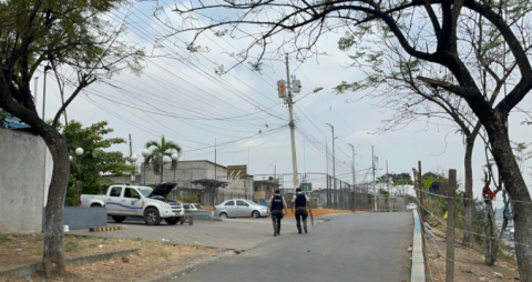 La UPC de Pascuales una semana después del atentado con bomba. Guayaquil, 8 de noviembre de 2022.