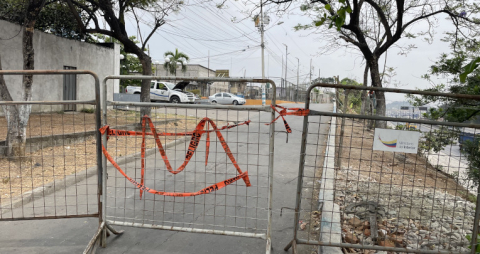 La UPC de Pascuales una semana después del atentado con bomba. Guayaquil, 8 de noviembre de 2022.