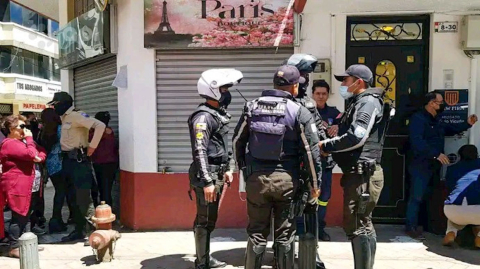 Presuntos sicarios asesinaron a un abogado en el centro de Azogues, el 11 de octubre de 2022.