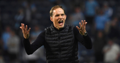 Thomas Tuchel, DT del Chelsea, celebra el título conseguido en Portugal.