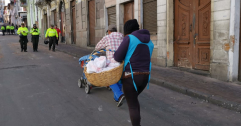 Comerciantes salieron a vender sus productos en las calles en 2019. 