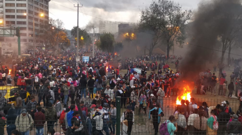 El Arbolito ha sido el lugar de concentración de las comunidades indígenas