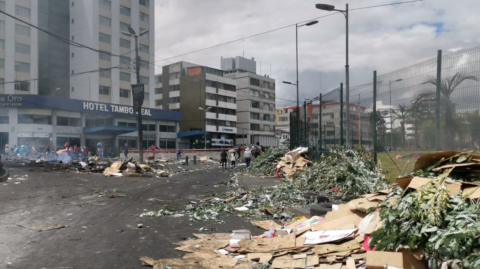 Vista de las avenidas 12 de Octubre y Patria