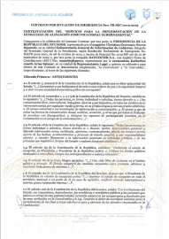 Contrato del Servicio para la Implementación de la Estrategia de Alineación Comunicacional Gubernamental