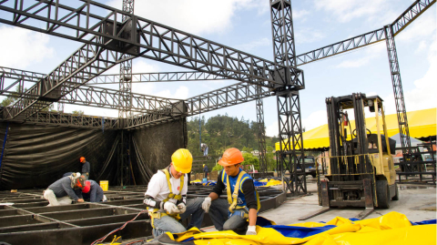 14 de marzo de 2013, el vicepresidente Lenín Moreno visitó las instalaciones del Circo Social en Cuenca. 