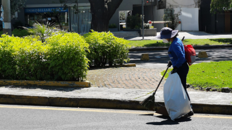 Segundo día de restricción de circulación en Quito, el 18 de marzo de 2020. 