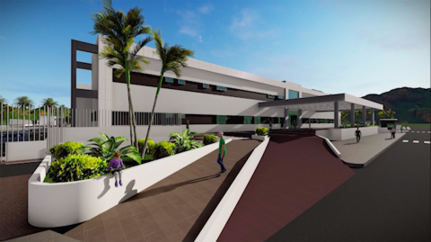 Diseño del nuevo Hospital de Bahía.