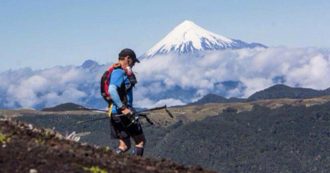 Pulga Torres, en el cruce de los Andes.