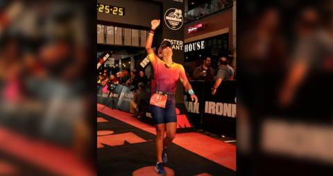 Marialuz Arellano en el Ironman de Louisville.