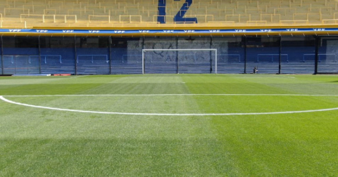 Vista de una de las áreas de la cancha, este miércoles 7 de octubre de 2020.