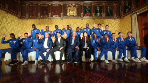 El presidente Moreno recibió en el palacio de Carondelet a la selección ecuatoriana Sub 20, que ganó el título en el Sudamericano de Chile. 