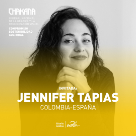 La colombiana Jennifer Tapias, otra diseñadora invitada a Chakana 2021.