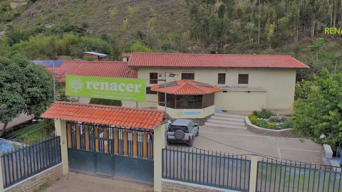 Vista panorámica del centro de rehabilitación CETAD, en Paute, Azuay.