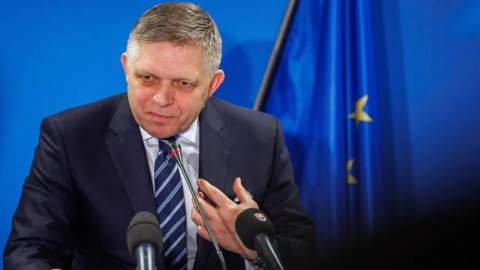 El primer ministro eslovaco, Robert Fico. 