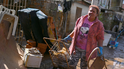 Las autoridades de Brasil se mantienen en la búsqueda de víctimas y damnificados por las lluvias en el sur del país.