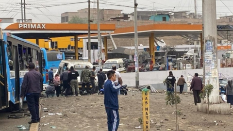 Explosión de un grifo de gas en Perú, 20 de mayo de 2024.