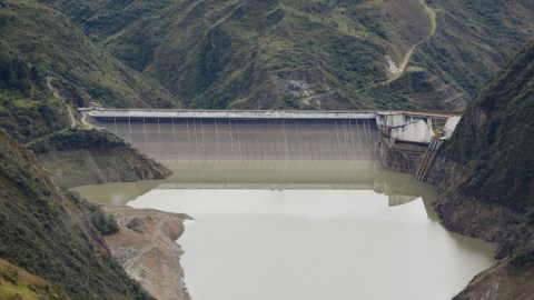 Embalse de Mazar el 7 de mayo de 2024.