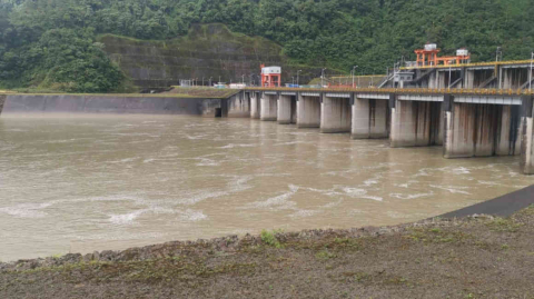 Obras de captación de la hidroeléctrica Coca Codo Sinclair, 30 de mayo de 2024.