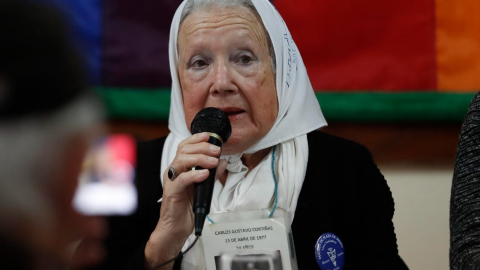 Nora Cortiñas, integrante de Madres de Plaza de Mayo.