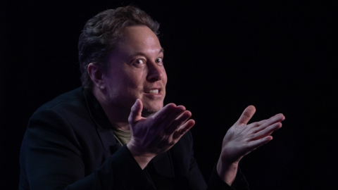 El magnate y dueño de la red social X, Elon Musk, en una conferencia en California, 4 de mayo de 2024.