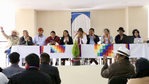 En la reunión del 9 de mayo pasado de Pachakutik, se resolvió desarrollar una convención en el sur de Quito, en la que estará presente la Conaie y se podrían tomar decisiones en torno al tema subsidios.