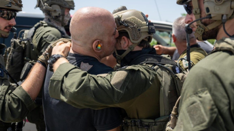 Shlomi Ziv, rehén cautivo de Hamás y rescatado por Israel el 8 de junio de 2024.